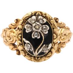 Regency Diamond Gold Pansy Ring Symbolises Affection 1