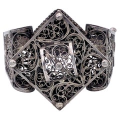 Antique Algerian Silver Bracelet
