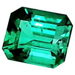 Émeraude FERRUCCI 4,53 carats certifiée GIA, vert intense, très propre minéral