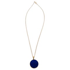  Lapis Lazuli Necklace in 14k Yellow Gold