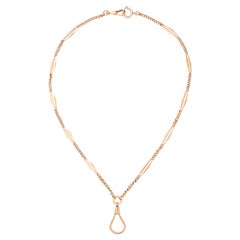 Chaîne/collier de montre française ancienne