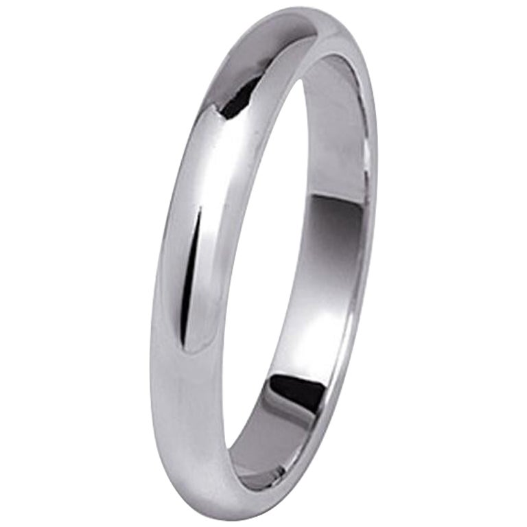 Pradera Platinum Wedding Band