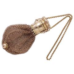 Antique French Ruby Diamond Gold Purse 7