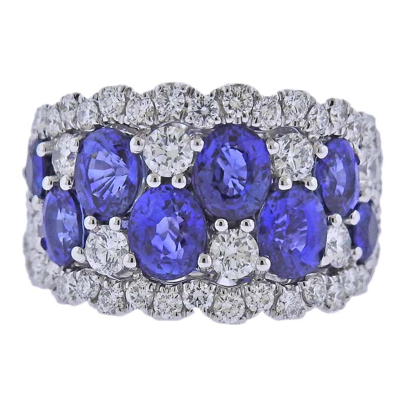 Butler Gold Diamond Rings Bucherer Dizzler 18 Karat White Gold Dizzler Diamond Rotating Band Ring ...