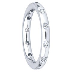 Tiffany & Co. 0.18ctw Diamonds Platinum Bezet Ring