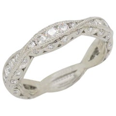 Used Platinum Tacori Diamond Eternity Band