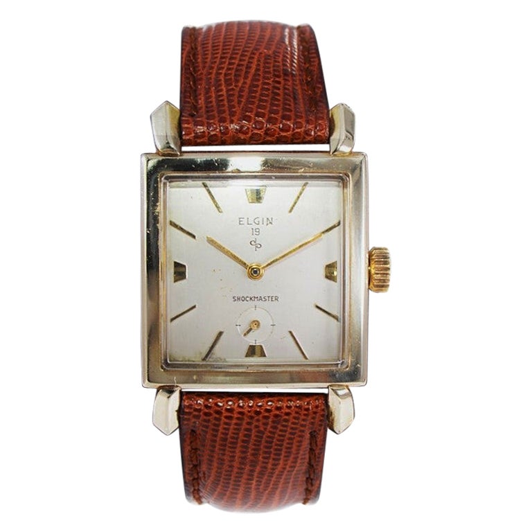 Elgin Mid Century Manual Winding Watch For Sale