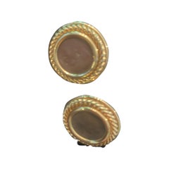 Antique Roman Coin Earrings