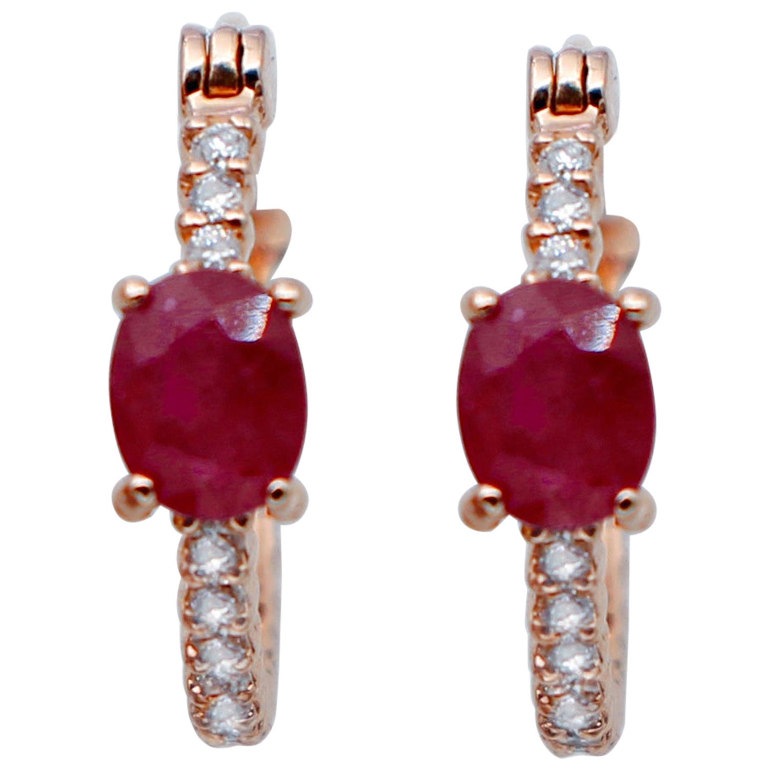 Antique Ruby Earrings - 3,200 For Sale at 1stDibs | vintage ruby 