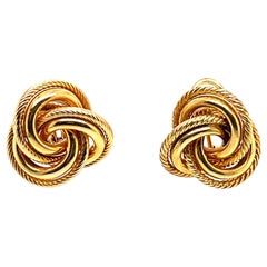 Gold Swirl Earring