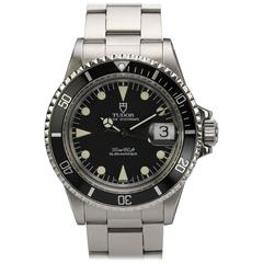 Vintage Tudor Stainless Steel Submariner Automatic Wristwatch Ref 79090