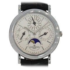 Vacheron Constantin Platinum Patrimony Perpetual Calendar Moon Phase Wristwatch