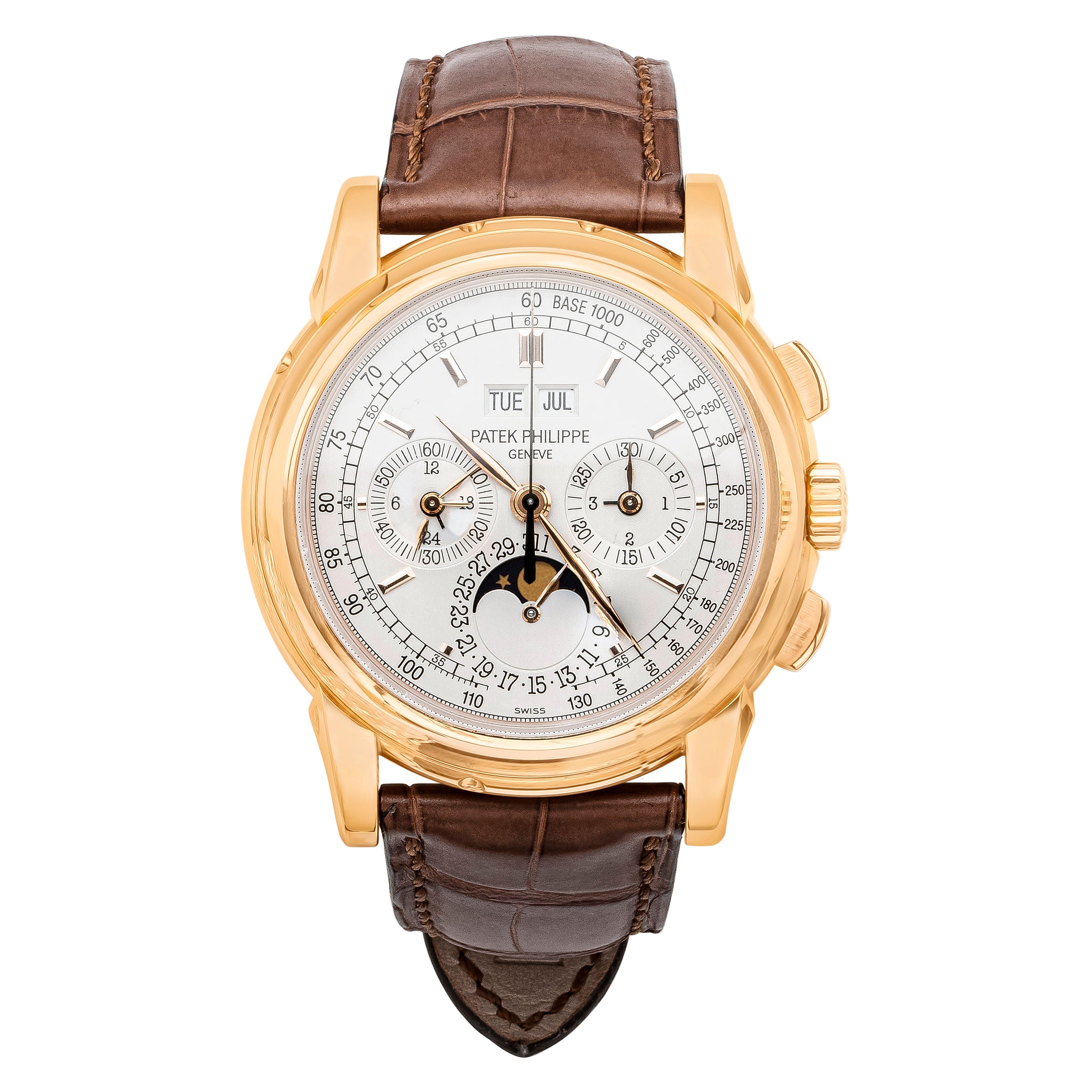 Patek Philippe 5970R Grand Complications Perpetual Calendar Chronograph Watch For Sale