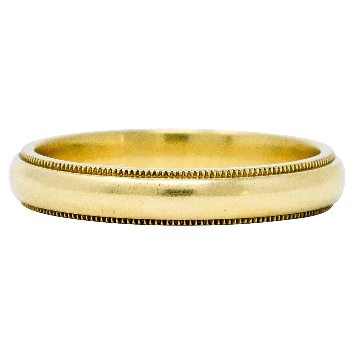 Tiffany & Co. Vintage 18 Karat Gold Men's Wedding Band Ring
