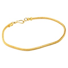 Steven Battelle Handwoven 22K Gold Bracelet