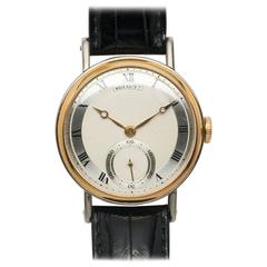 Retro  Breguet Two Color Gold Wristwatch