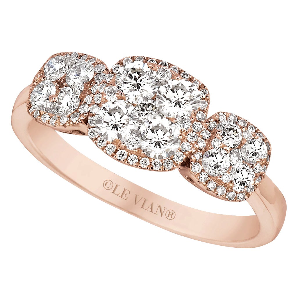 LeVian Ring Vanilla Diamonds 14K Rose Gold For Sale