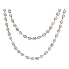 Multi-Shape Diamond Chain Necklace
