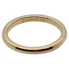 Tiffany & Co. 18 Karat Gold Bezet Band Ring, 18k VR