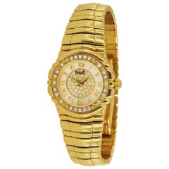 Piaget Tanagra 18k Yellow Gold Quartz Ladies Watch 16033 M 401 D