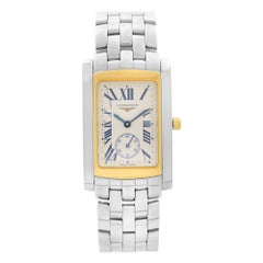 Longines DolceVita Montre unisexe à quartz en acier inoxydable et argent avec cadran, L5,655.5,70.6