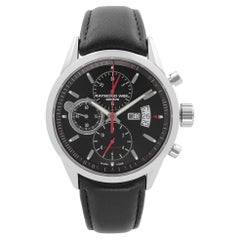 Raymond Weil Freelancer Day-Date Steel Black Automatic Watch 7730-STC-20041