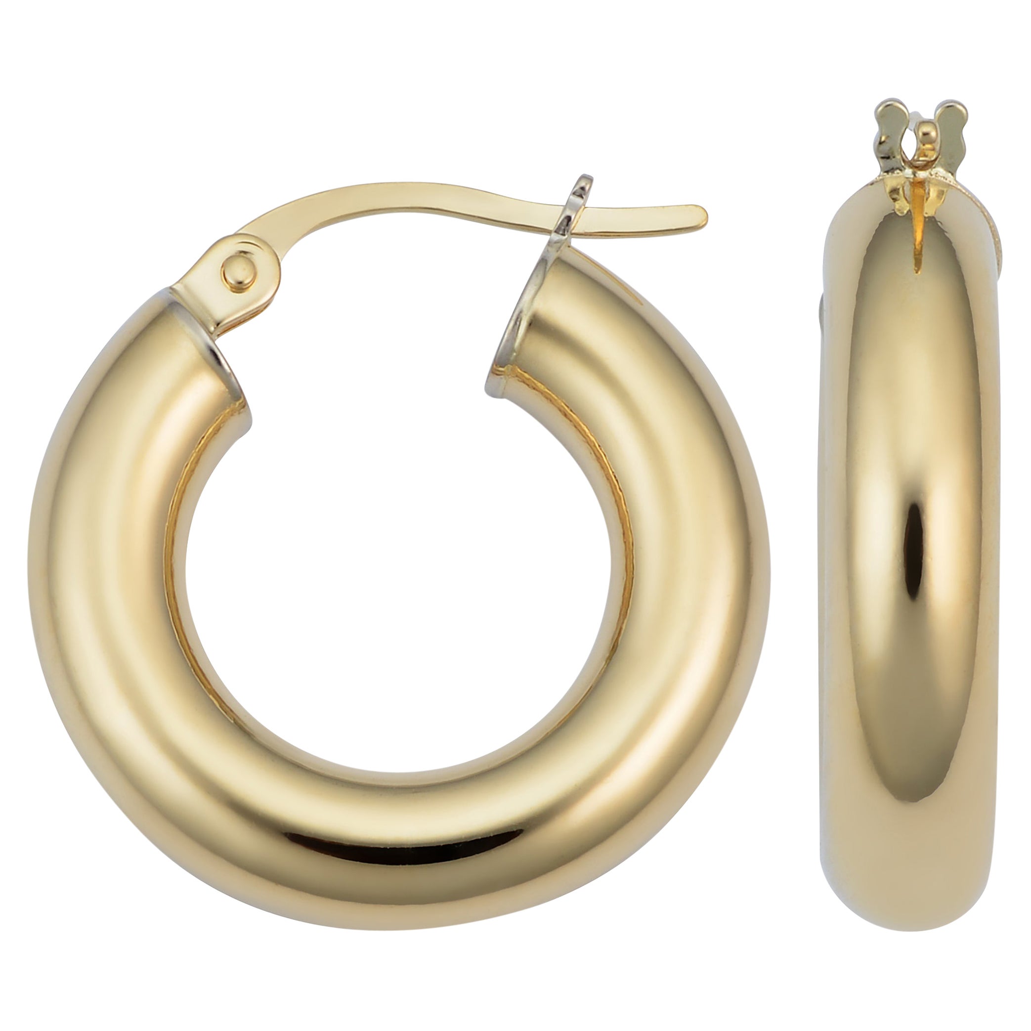 Louis Vuitton Gold Hoop V Earrings w/ Box (Looks New, Excellent  Condition) - Oahu Auctions