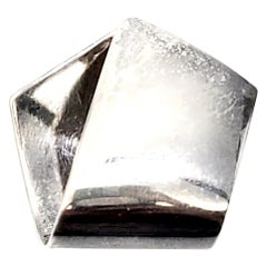 Georg Jensen Denmark Sterling Silver Folded Pendant #231