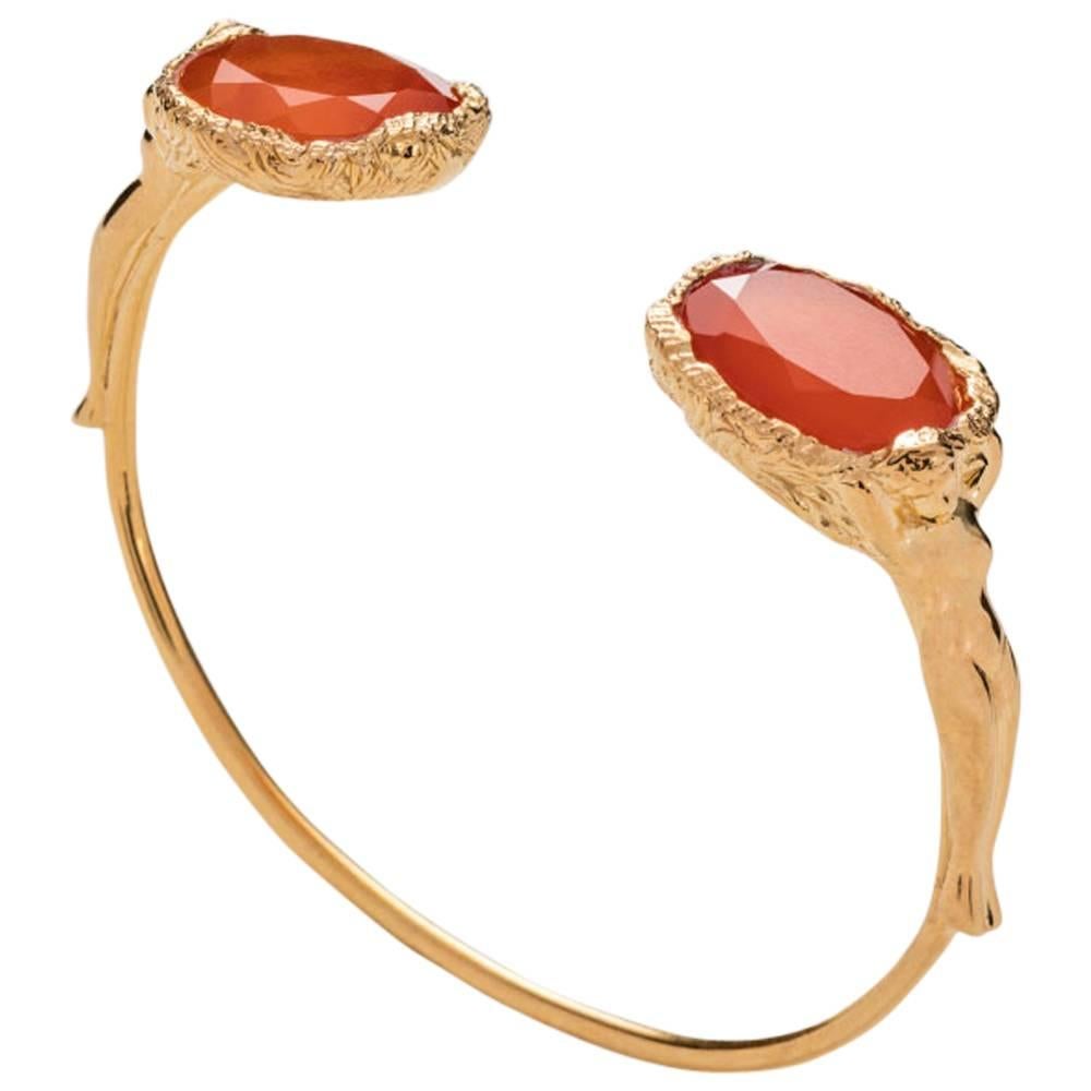 Jade Jagger Maiden Carnelian Cuff For Sale