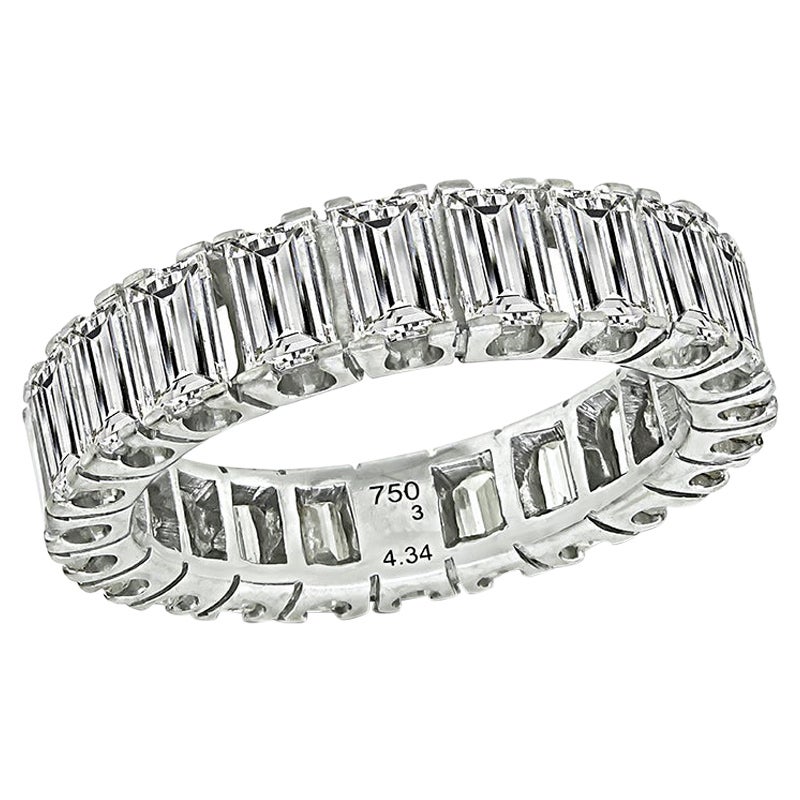 4.34ct Diamond Eternity Wedding Band