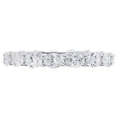 2 Carat Oval East-West Eternity Band 14K Gold 