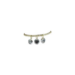 PANIM 3pc Ring mit Diamant im Rosenschliff aus 18 Karat Weißgold