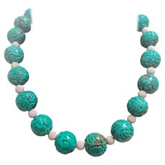 Used Turquoise Necklace 18k