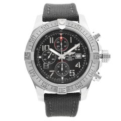 Breitling Super Avenger II Steel Black Dial Mens Watch A1337111/BC28