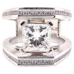 Gauthier Platinum Diamond Engagement Ring