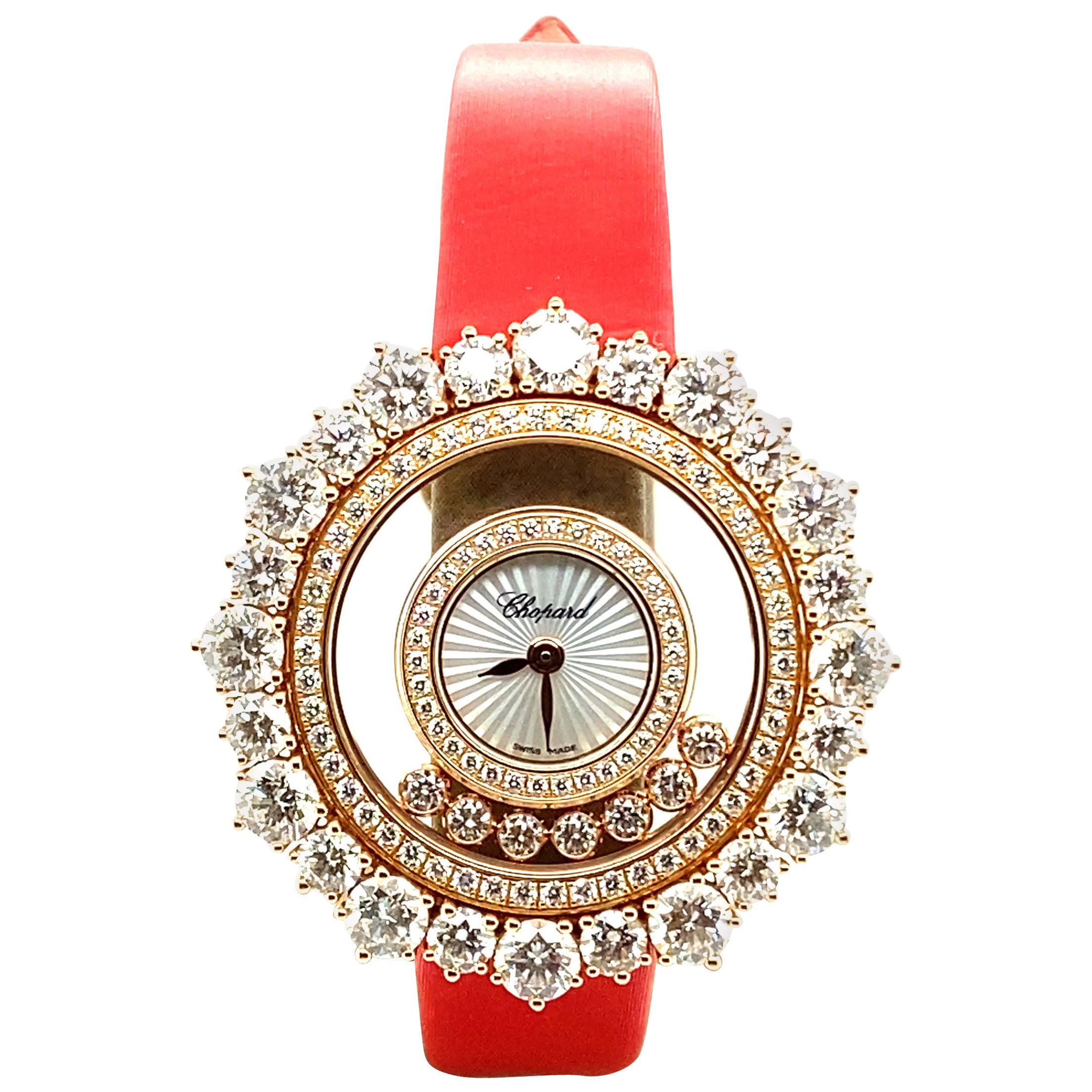 Chopard Happy Diamonds Joaillerie Ladies Watch in Rose Gold at 1stDibs