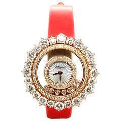 Chopard Happy Diamonds Joaillerie Ladies Watch in Rose Gold 