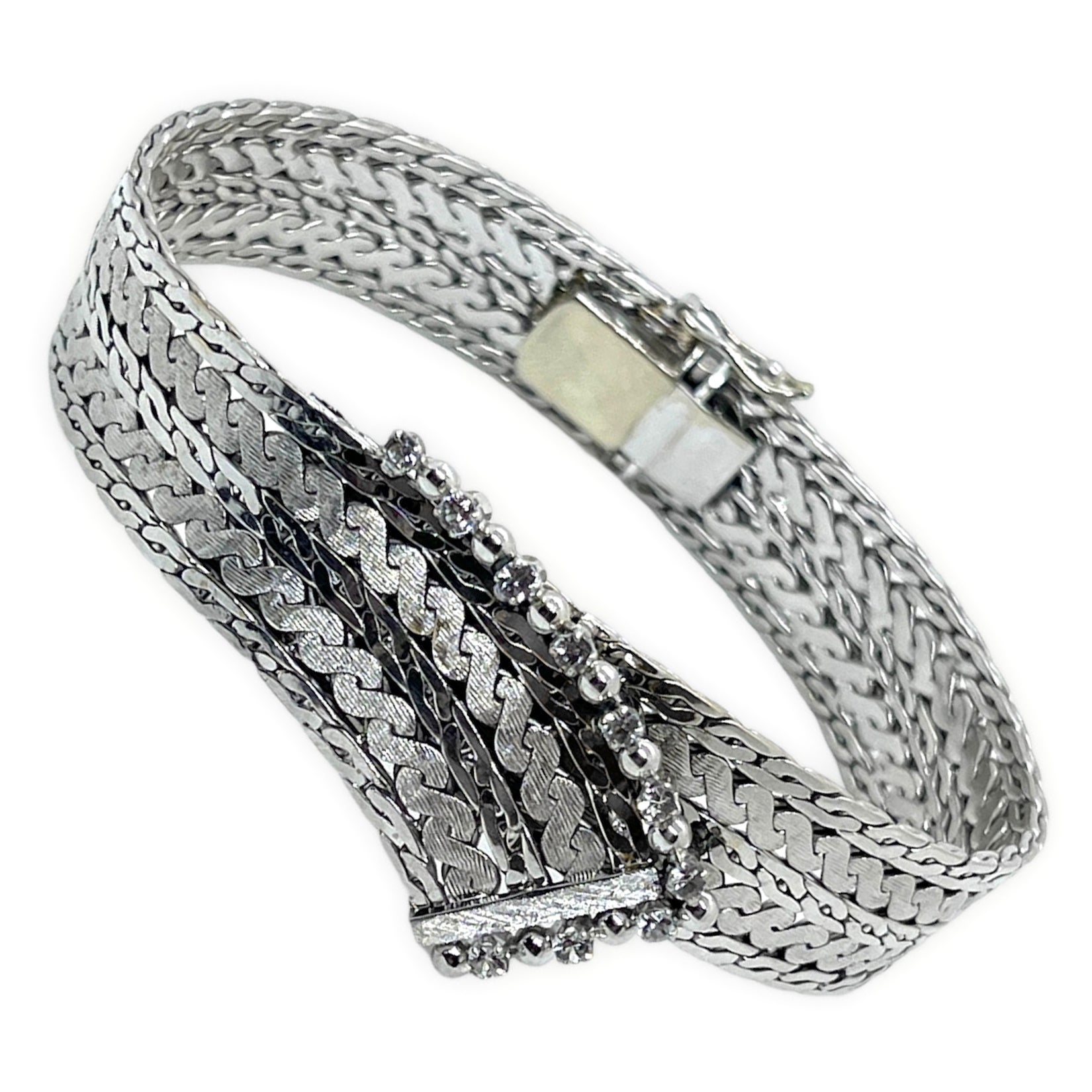Diamond Bracelet 18 Karat White Gold