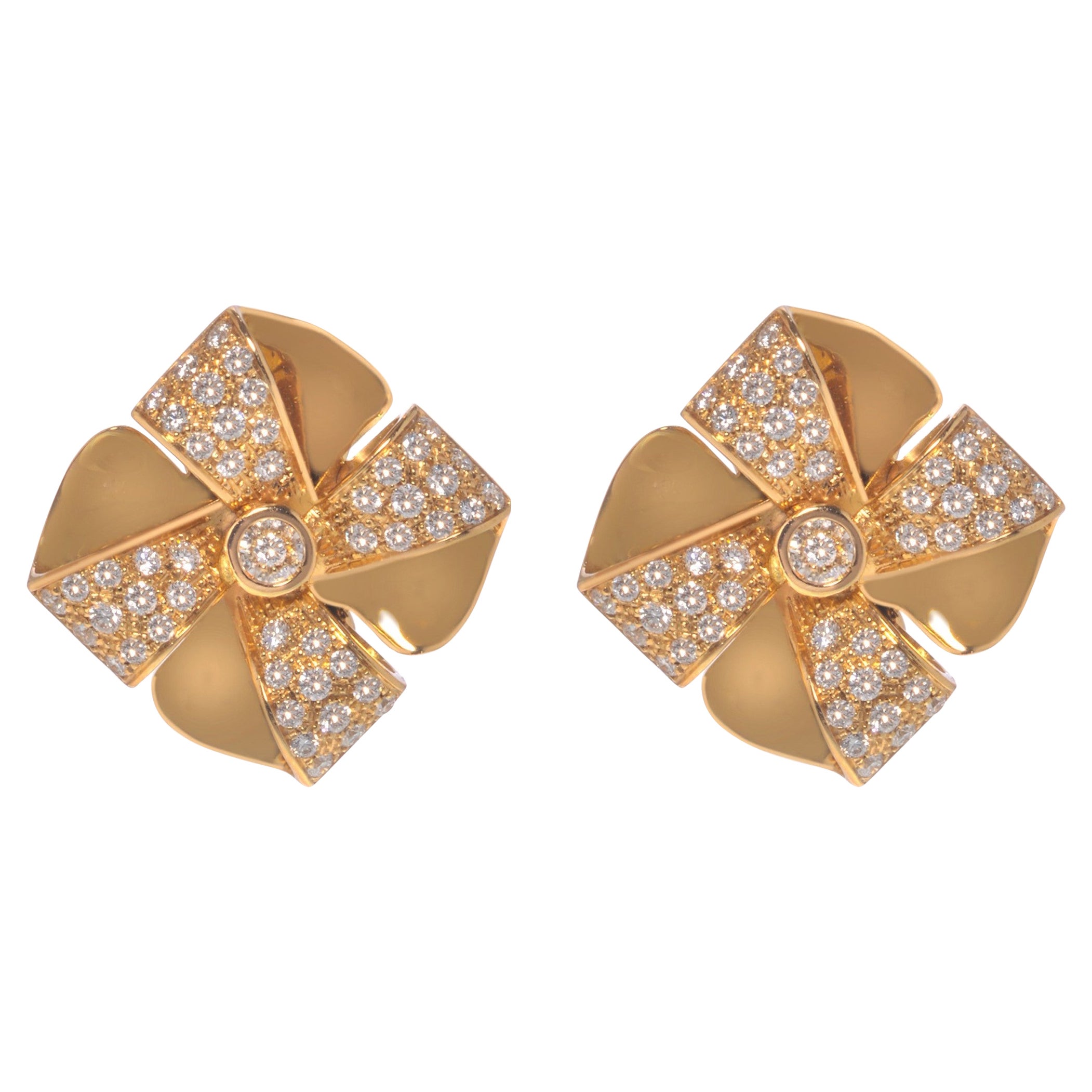 Luca Gold Charm Earrings