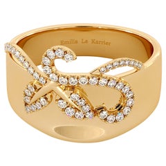 14K Yellow Gold Diamonds Ring from Golden Dunes Collection