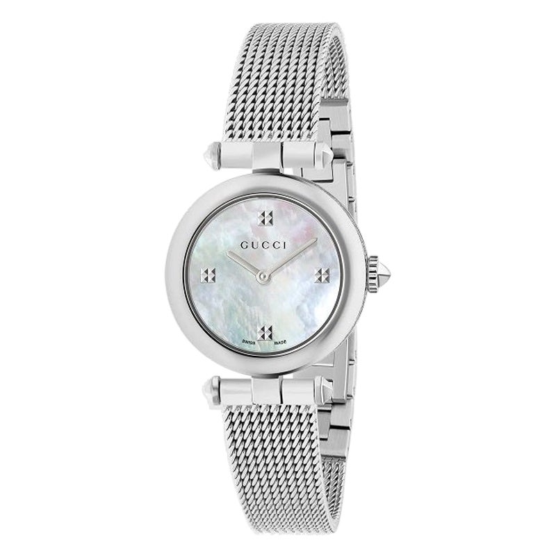 Gucci Diamantissima Mother of Pearl Dial Ladies Watch YA141504