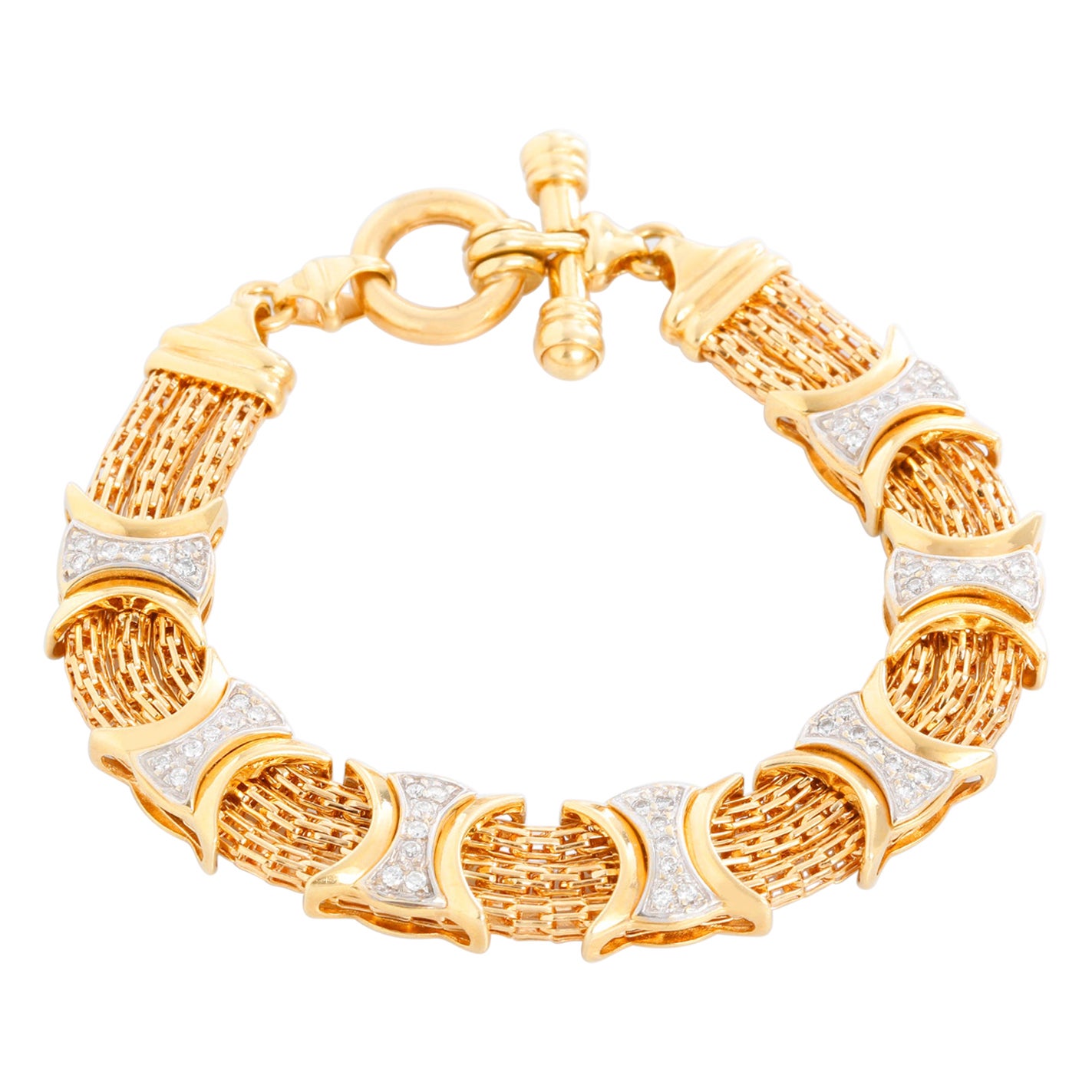 Antique Gold Link Bracelets 4,443 For Sale at 1stDibs