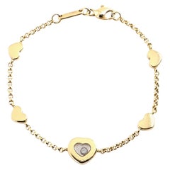 Chopard Happy Diamond Hearts Bracelet 18K Yellow Gold with Diamond