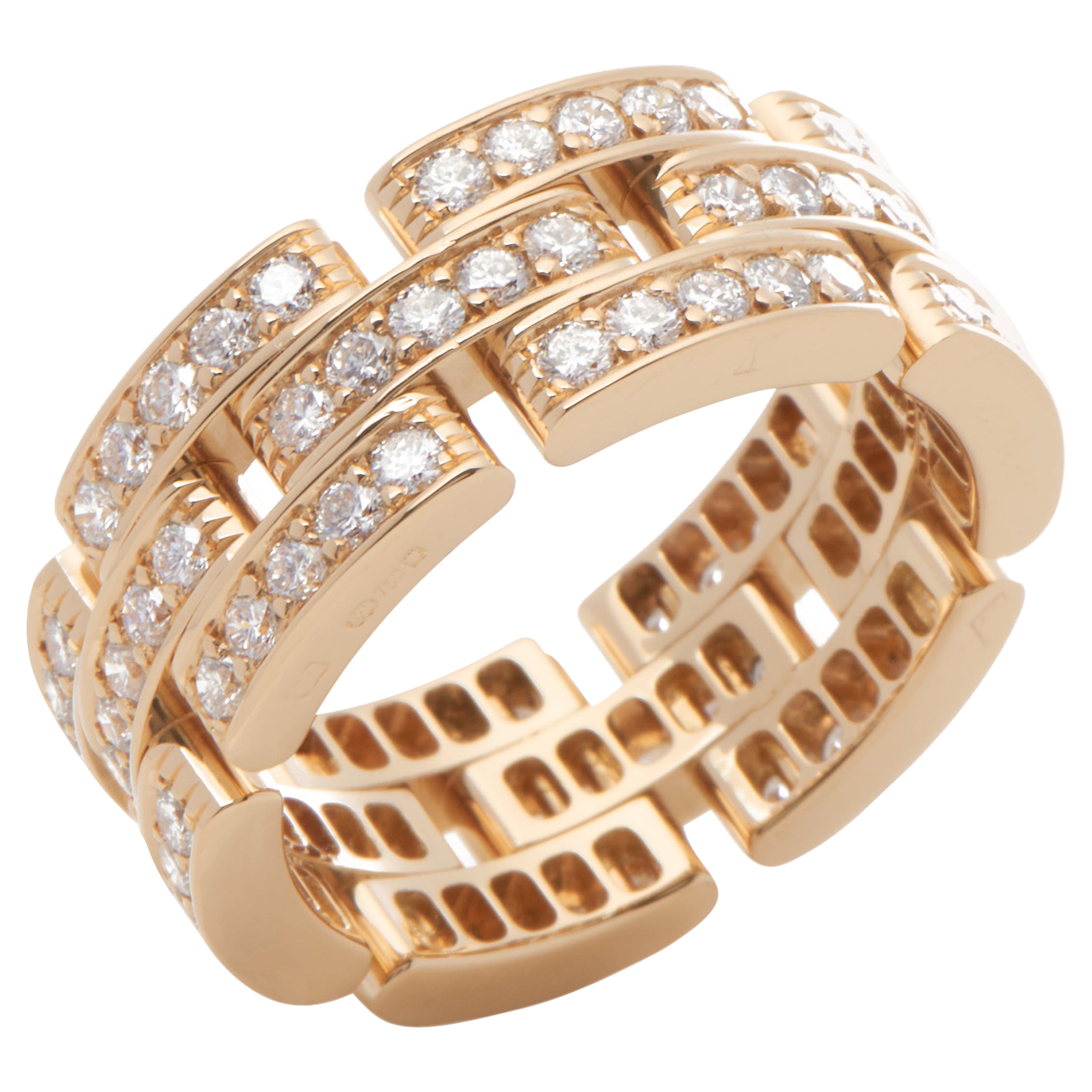 Cartier Maillon Panthere Diamond Ring