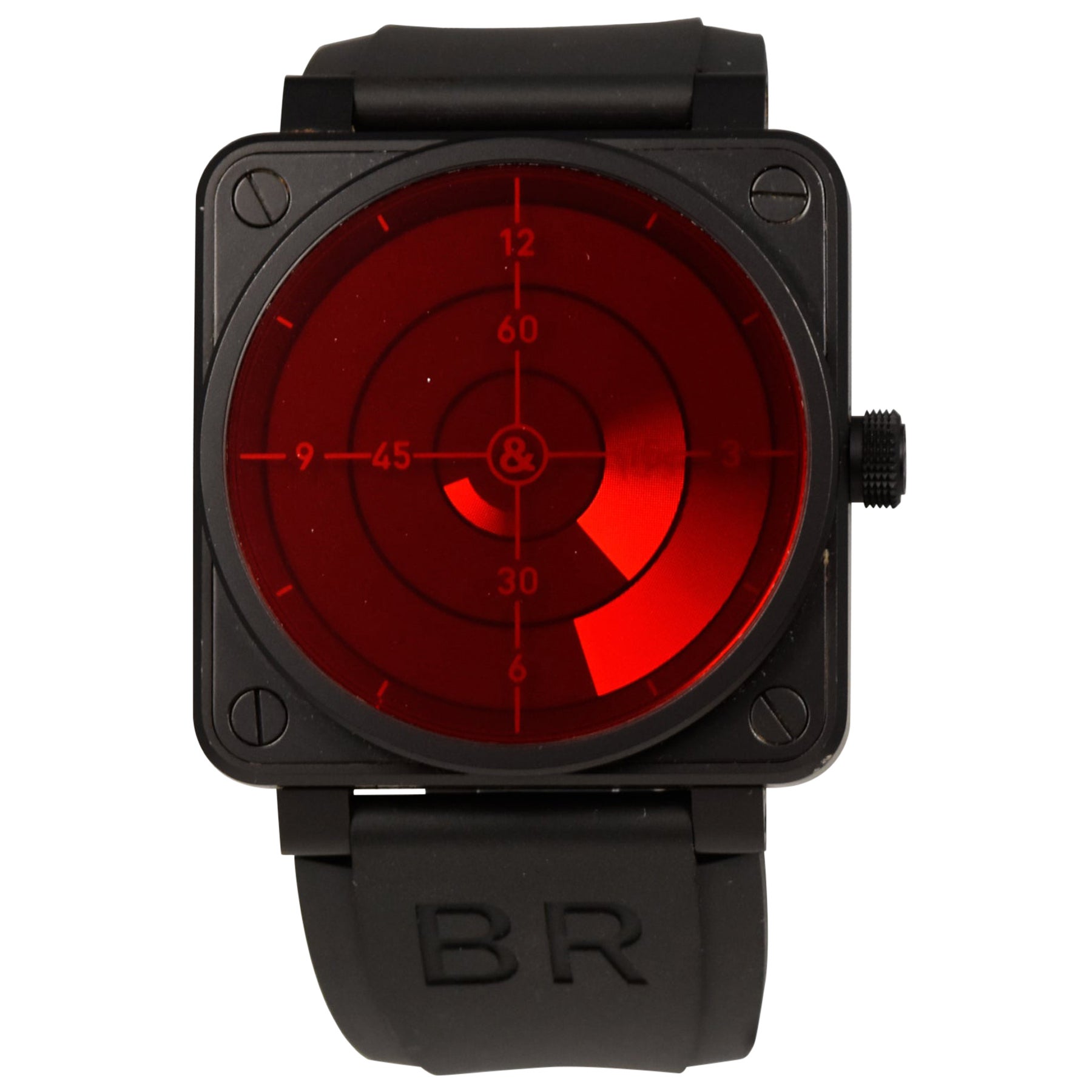 Bell & Ross BR 01-92 Limited Edition Red Radar Stainless Steel Watch