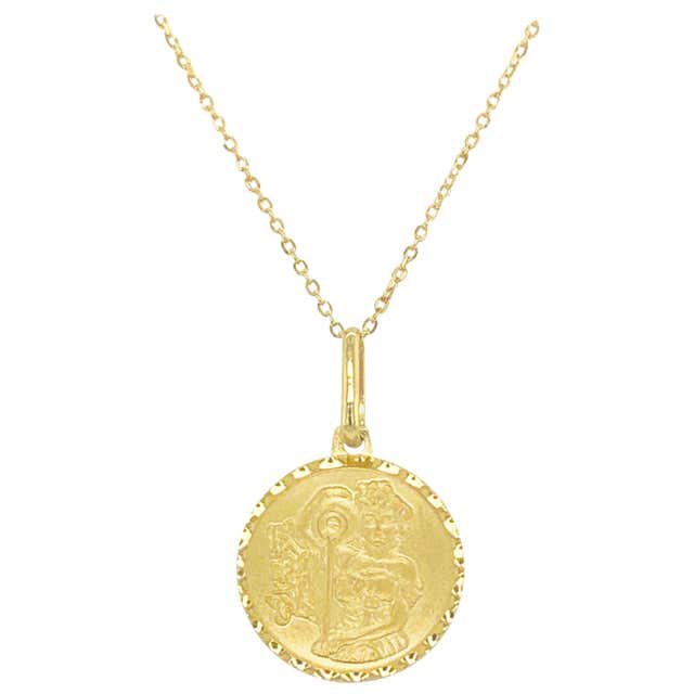 1990's Rare Aquarius Bulgari Zodiac Pendant Necklace Presented by Carol ...