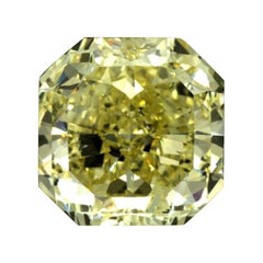 GIA Certified 4.05 Carat Radiant Yellow Diamond