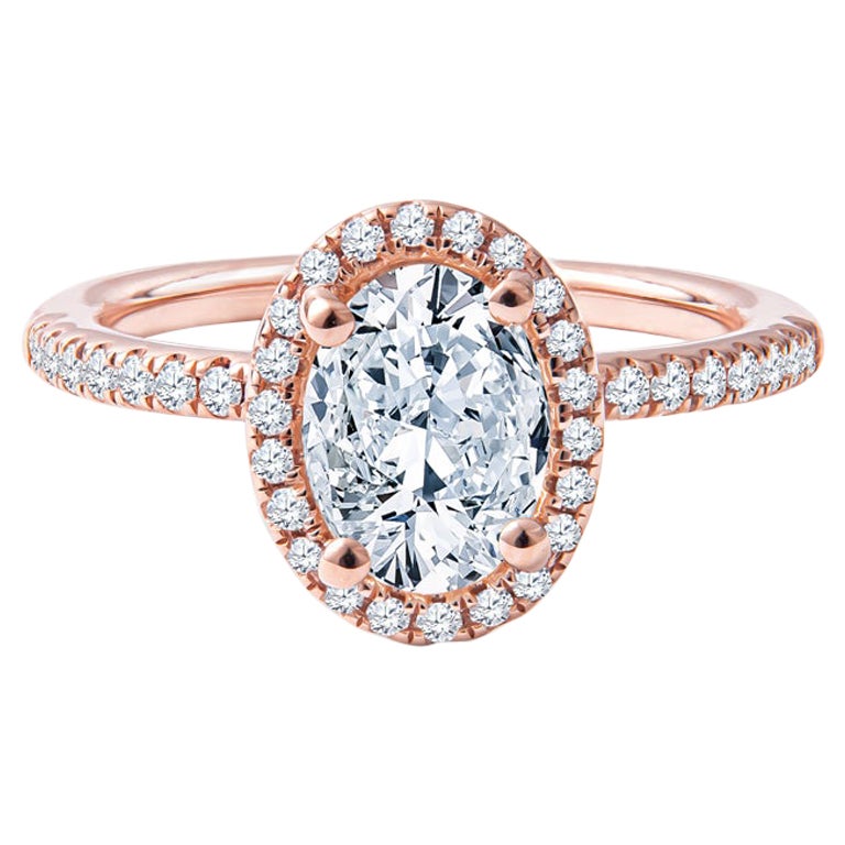 Victorian Oval Rose Cut Diamond Gold Engagement Ring at 1stDibs | oval ...
