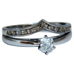 .60ct Natural Cushion Cut Diamond Ring Vintage 18kt