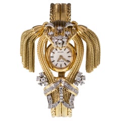 Rolex Precision 18k Gold Diamond Bucherer Concealed Dial Women's Dress Watch 282